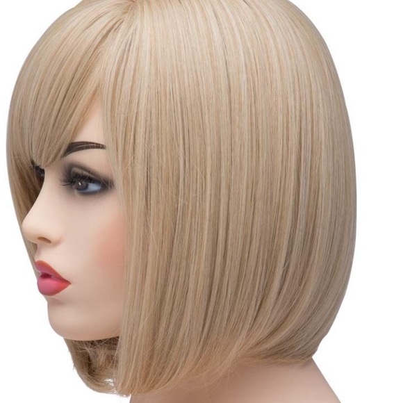 ?JEN C. BLONDE STRAIGHT BOB LACE FRONT WIG…NEW main image 4